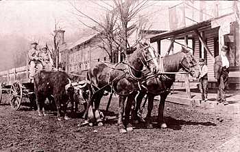 Hammondsville Main Street about 1906